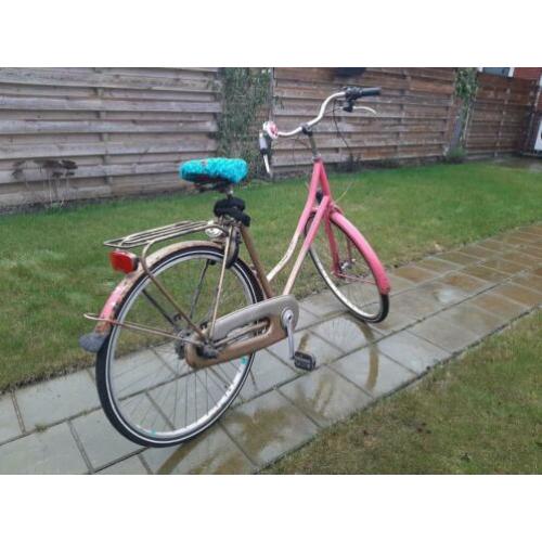 Opvallende damesfiets
