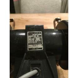 2 creusen werkbank slijpmachines