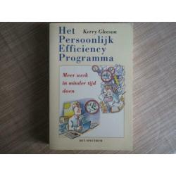 Het persoonlijk efficiency programma door Kerry Gleeson