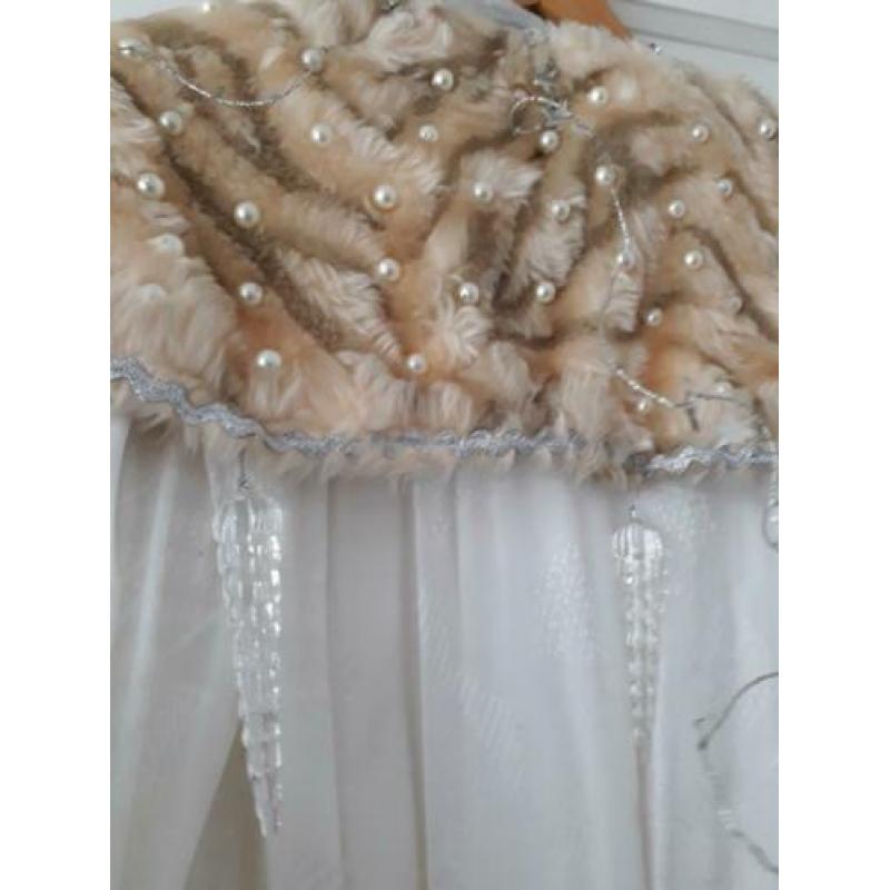 Prachtige winter mantel met ijspegels