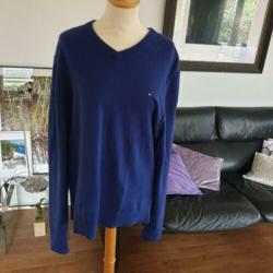 Tommy Hilfiger trui in Cashmere & Pima Cotton, maat XL.