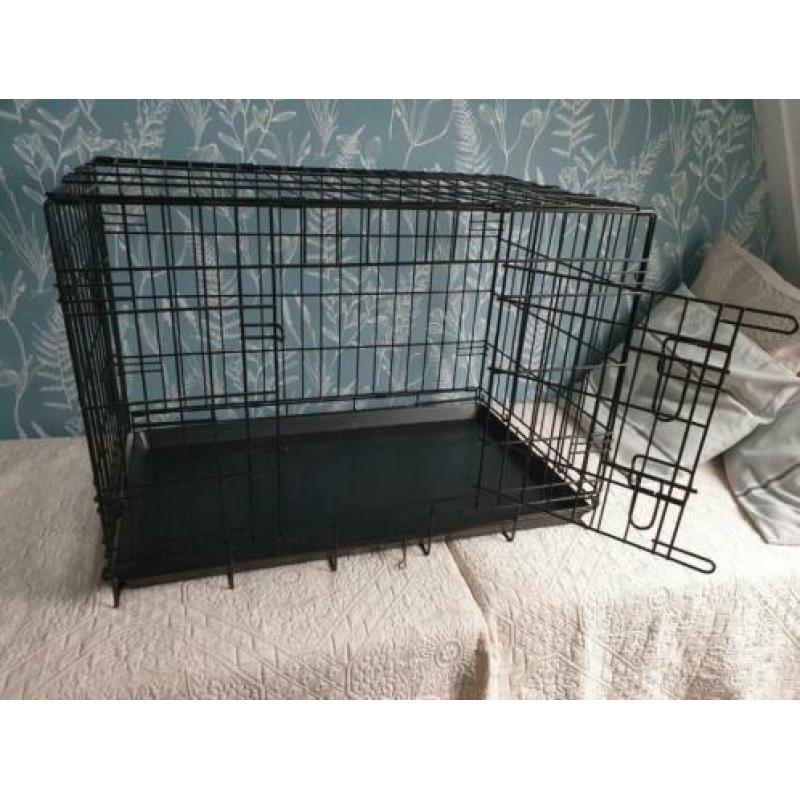 Opvouwbare bench 45x55x75 zwart