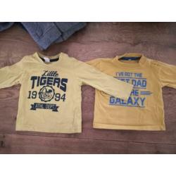 Pakket tweeling kleding maat 74
