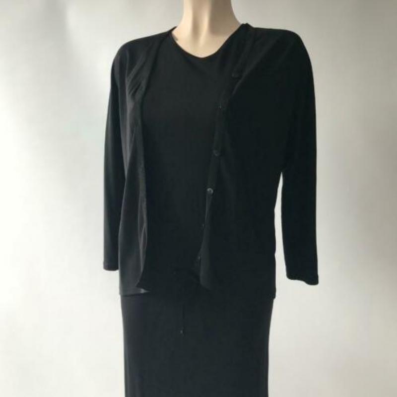 DKNY, ZGAN, zwarte jurk, maat small
