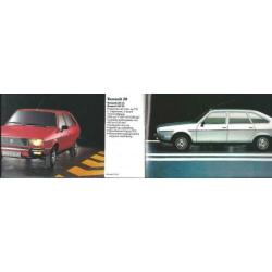 Renault programmafoldertje 1983