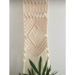 Macrame wand plantenhanger / wandhanger