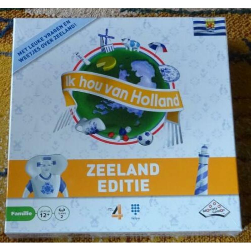 Diverse spellen o.a.-Ik hou van Holland-Zeeland editie-NIEUW