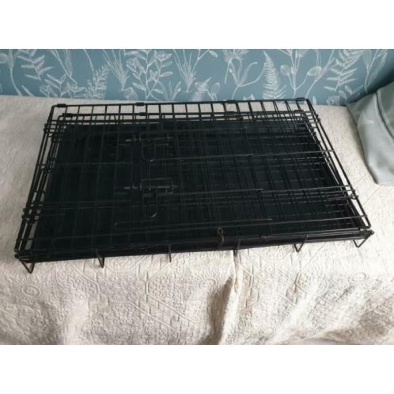 Opvouwbare bench 45x55x75 zwart