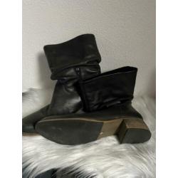CELLINI enkellaars zwart leer 42