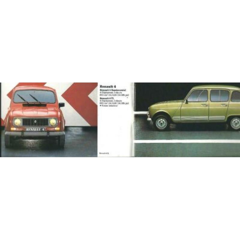 Renault programmafoldertje 1983
