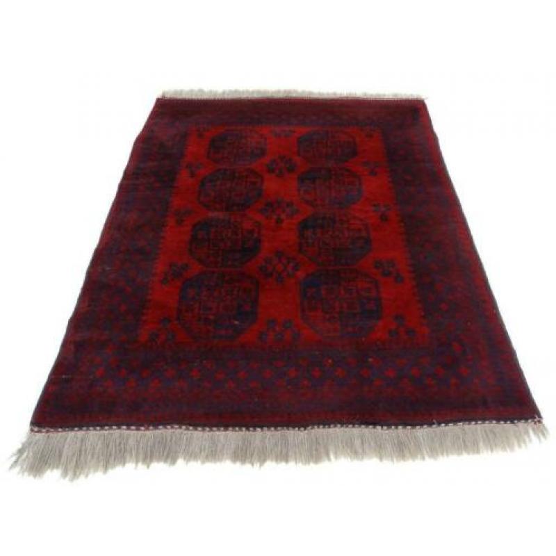 Perzisch tapijt- Afghaan - 223 x 182 cm -Handgeknoopt kleed