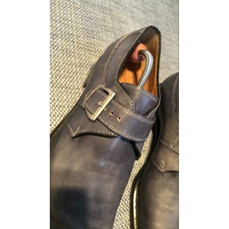 Blauwe gesp schoenen maat 7,5