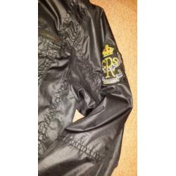 Zwart casual Cars Jeans jongens jas mt 14 (164)
