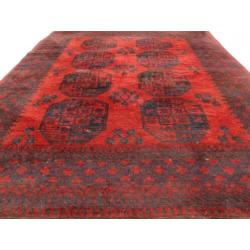 Perzisch tapijt- Afghaan - 223 x 182 cm -Handgeknoopt kleed