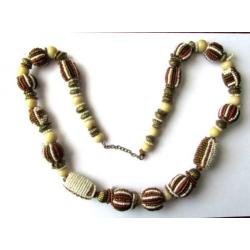 Prachtige Vintage Unieke Tsjechië glas kralen ketting