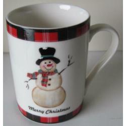 beker met afbeelding van een sneeuwpop - Boltze
