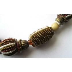 Prachtige Vintage Unieke Tsjechië glas kralen ketting