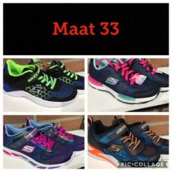 Partij echte Sketchers kinderschoenen