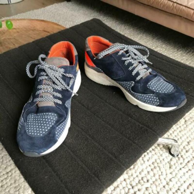 P448 sneakers blauw mt 44