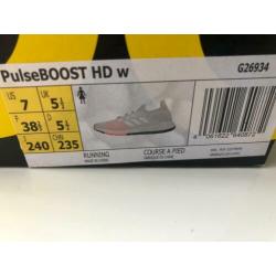 NIEUW Adidas PulseBoost HD Sneakers Maat 38 2/3 grijs