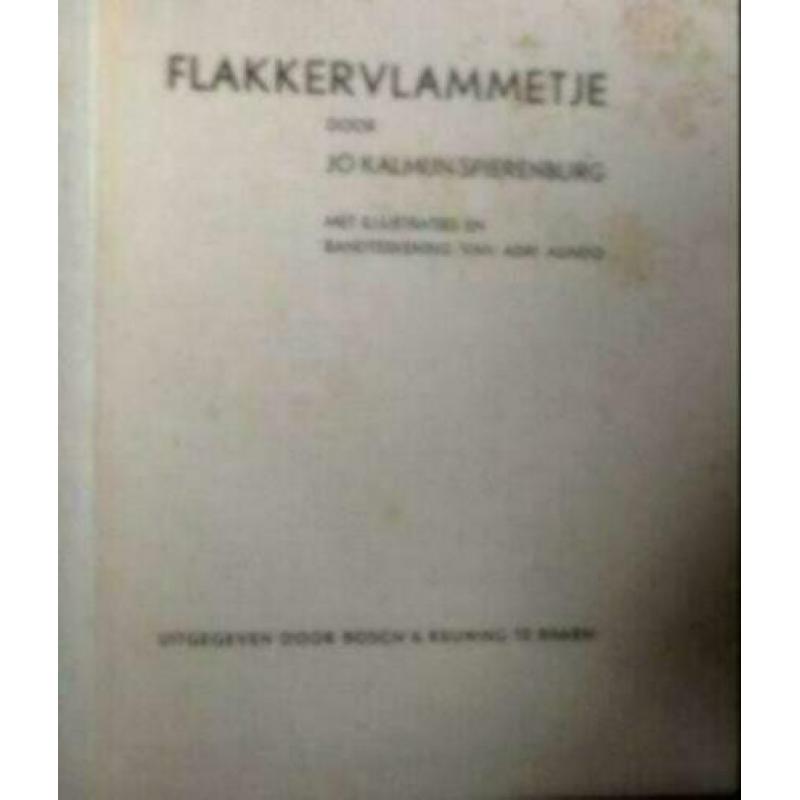 Boek Flakker vlammetje Jo Kalmijn-Spierenburg