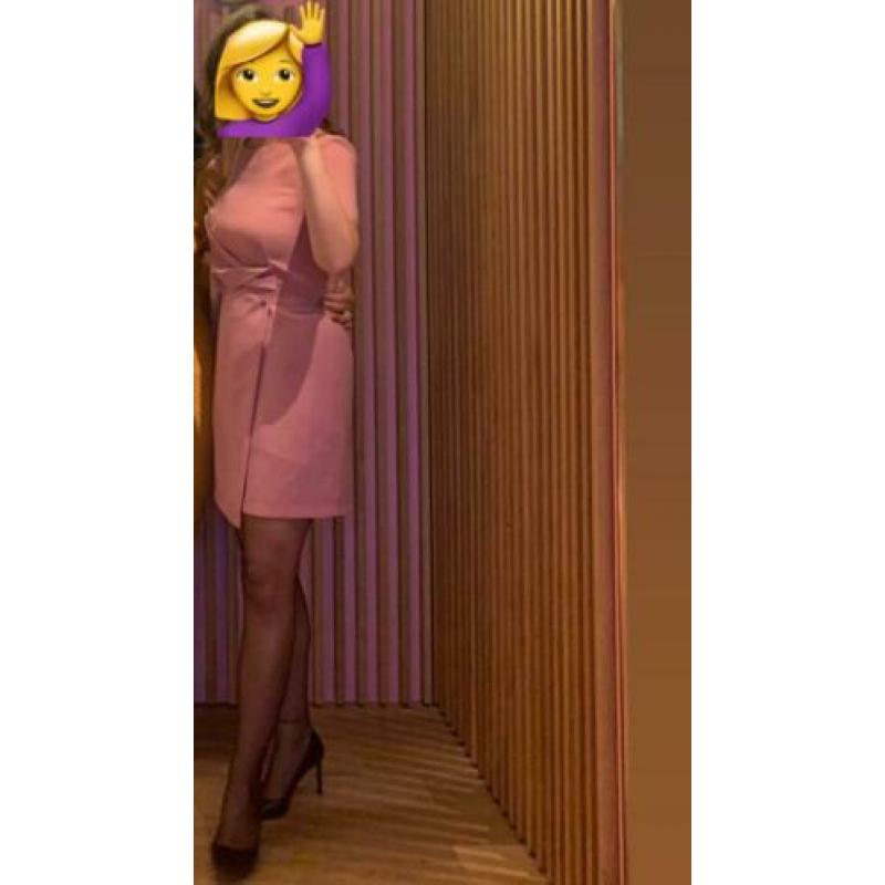 Topshop roze jurk maat 38