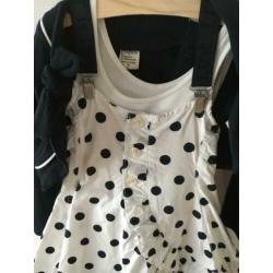 Prachtige set Jottum Salanya jurk/bolero, NIEUW, mt. 98