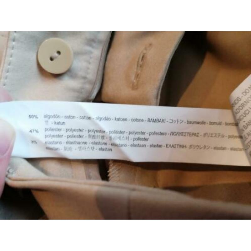 Nieuwe beige broek, maat 34, Bershka