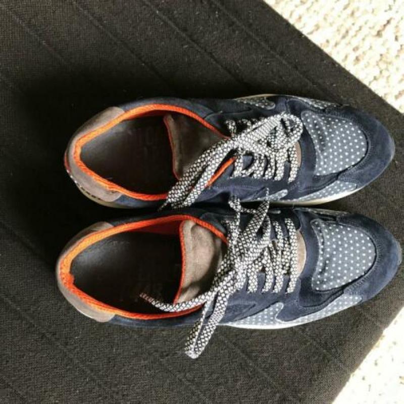 P448 sneakers blauw mt 44