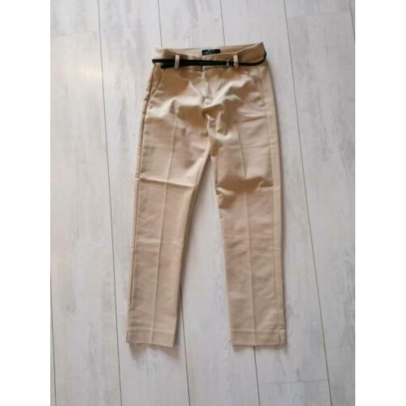 Nieuwe beige broek, maat 34, Bershka