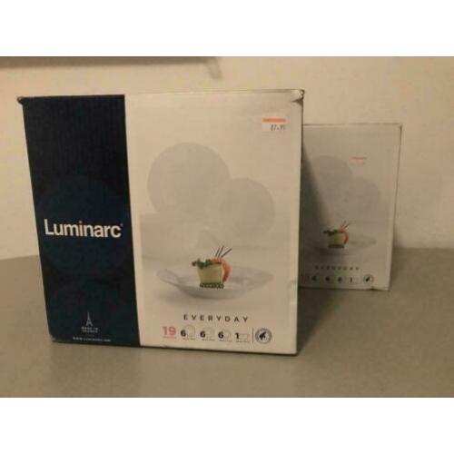 2x Luminarc Servies Set - Nieuw in doos