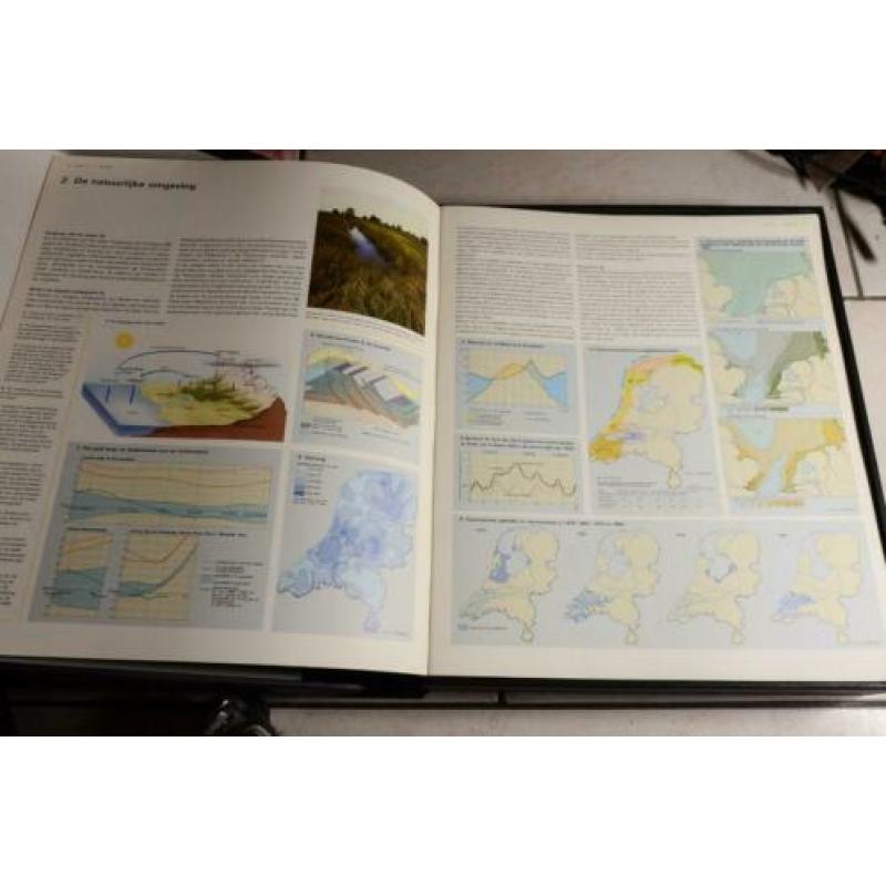 Atlas van Nederland 20 delen incl cassette 1984