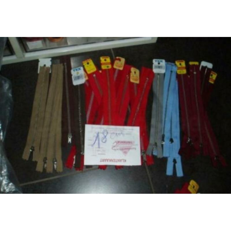 naaien naaien ritsen-metaal-15-cm broekrits + ykk + riri mer