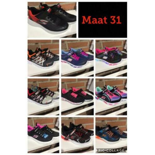 Partij echte Sketchers kinderschoenen