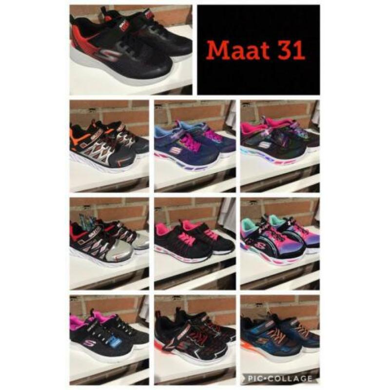 Partij echte Sketchers kinderschoenen