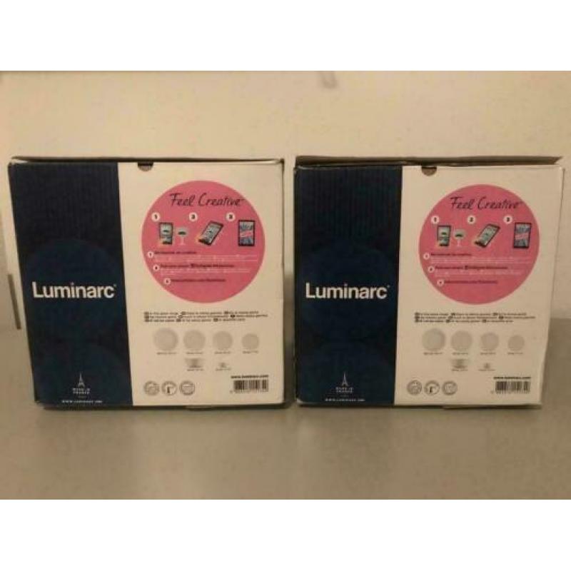 2x Luminarc Servies Set - Nieuw in doos