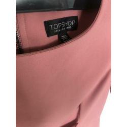 Topshop roze jurk maat 38