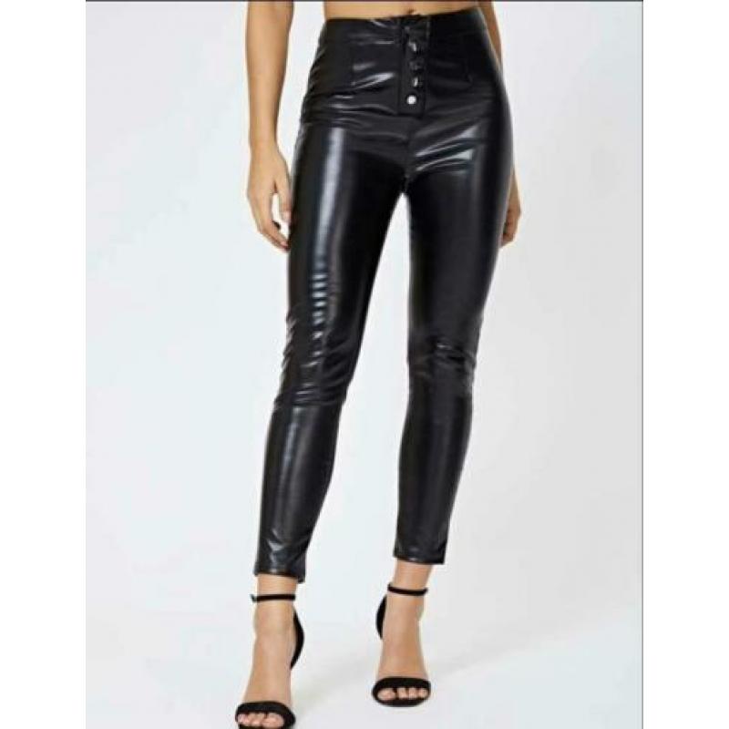 Leren broek maat 38