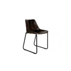 Stoel vintage supergave nu 119€ cognca Giga meubel