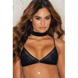 NIEUW: Zwarte kanten Erbs Denmark bralette - maat XS
