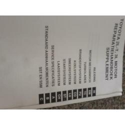 reparatiehandboek toyota 2L,2LT motor landcruiser, hilux