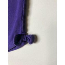 paarse legging 3/4 met strikjes maat 104 ALS NIEUW