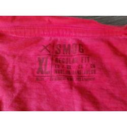SMOG rood T-shirt maat XL (KG220)