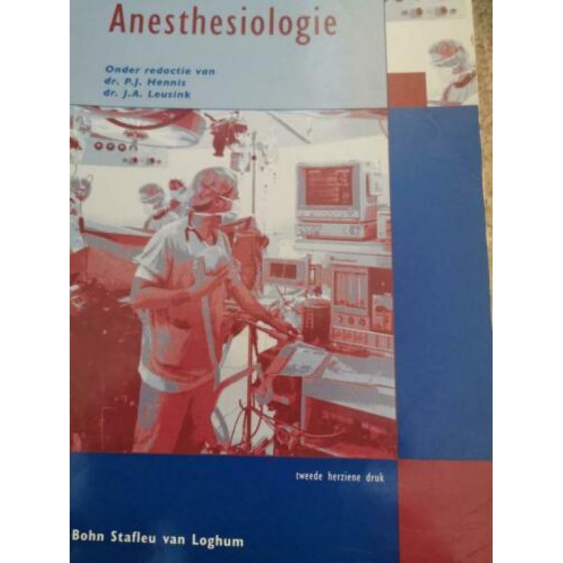 Medische boeken o. a. anesthesiologie