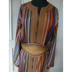 Originele hoogwaardige handmade kaftan met ceintuur/Luxeriös