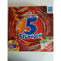 Vijf seconden spel. Bijna nieuw