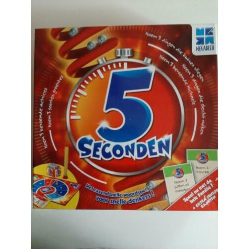 Vijf seconden spel. Bijna nieuw