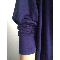 B1623 RIMINI: paars jurk Maat 5 = XL = 46/48
