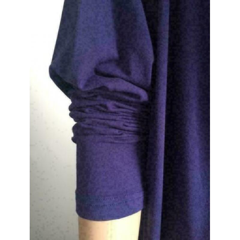 B1623 RIMINI: paars jurk Maat 5 = XL = 46/48