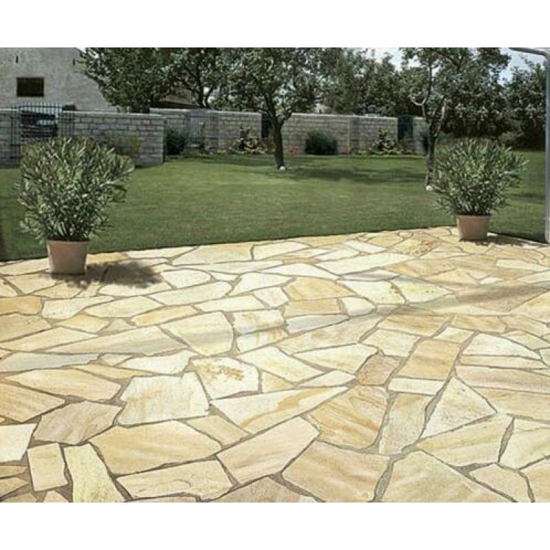 natuursteen flagstones Solnhofer voor een prachtig terras